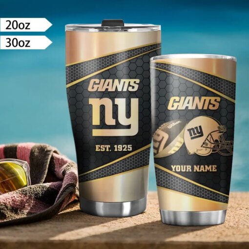 New York Giants Personalized Tumbler BG439