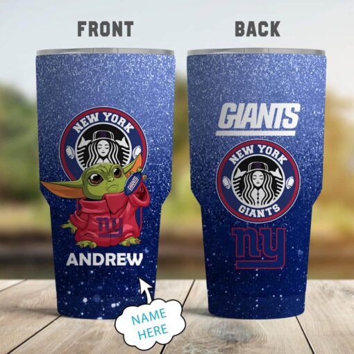 New York Giants Personalized Tumbler BG573