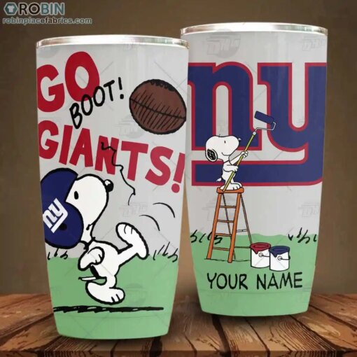 New York Giants Personalized Tumbler BG602