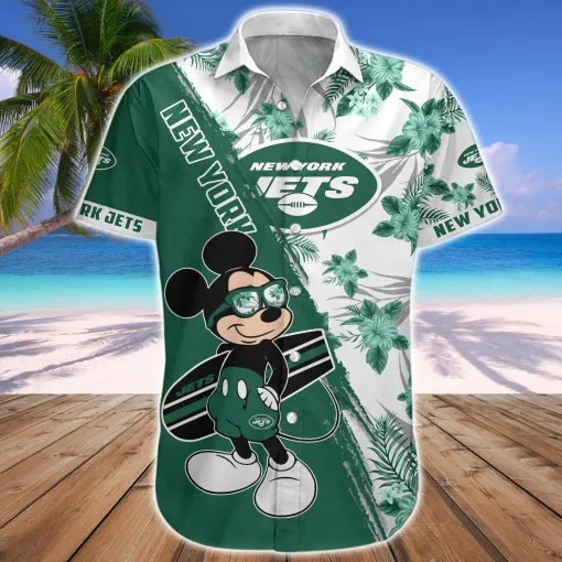 New York Jets Button Shirt BG809