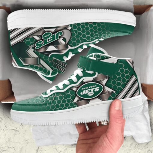 New York Jets High AF1 Sneakers BG42