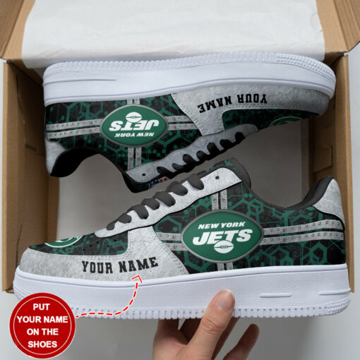 New York Jets Personalized AF1 Shoes BG186