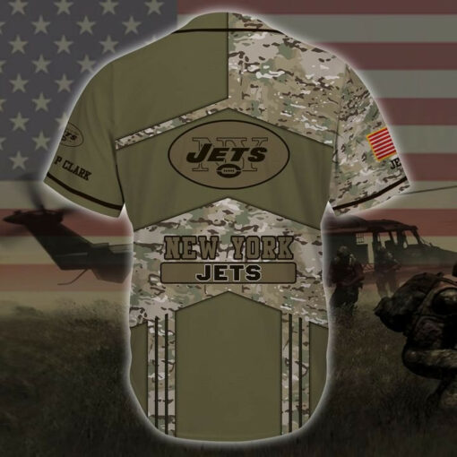 New York Jets Personalized Baseball Jersey BG114