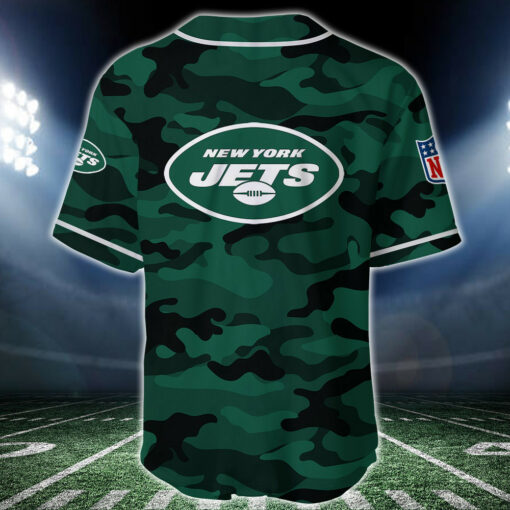 New York Jets Personalized Baseball Jersey BG209