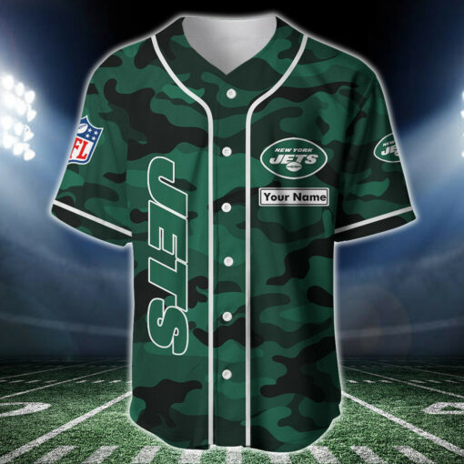 New York Jets Personalized Baseball Jersey BG209