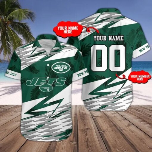 New York Jets Personalized Button Shirts BG148