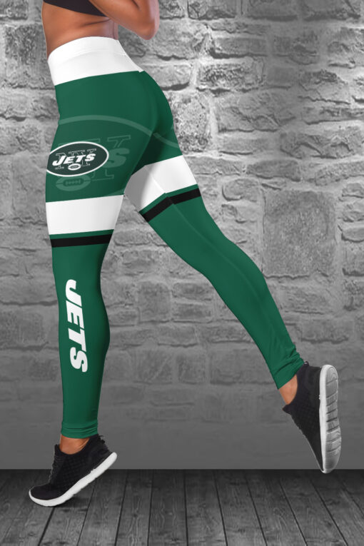 New York Jets Personalized Combo Croptop Hoodie And Leggings BGLG383+BG2CHD383