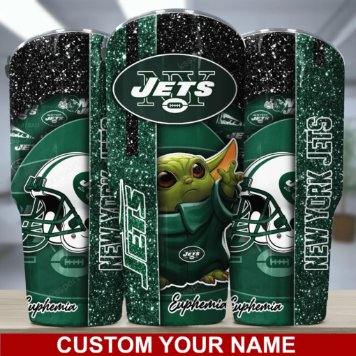 New York Jets Personalized Tumbler BG173