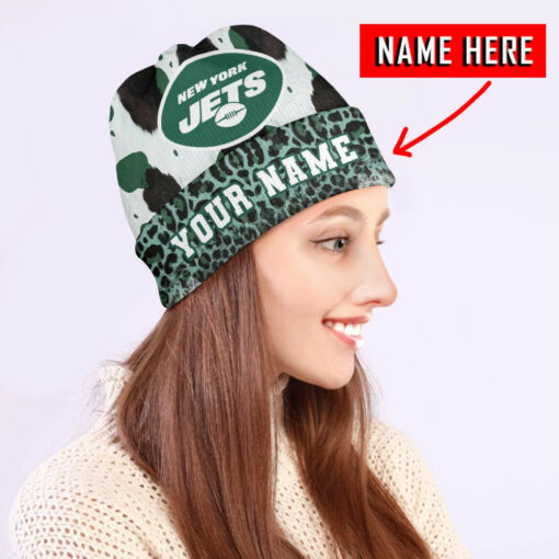 New York Jets Personalized Wool Beanie 152