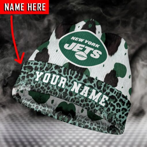 New York Jets Personalized Wool Beanie 152