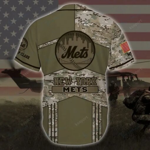 New York Mets Personalized Baseball Jersey BG130