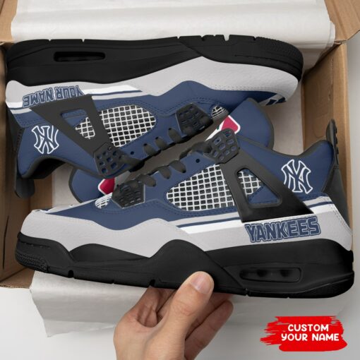 New York Yankees Personalized AJ4 Sneaker BG271