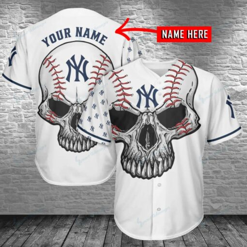 New York Yankees Personalized Baseball Jersey BG147