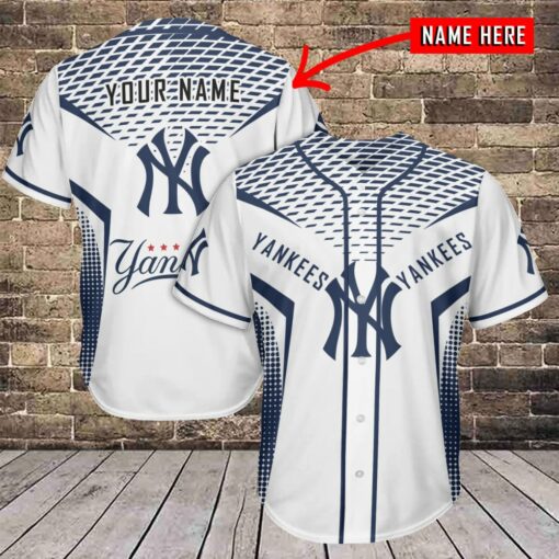 New York Yankees Personalized Baseball Jersey BG600