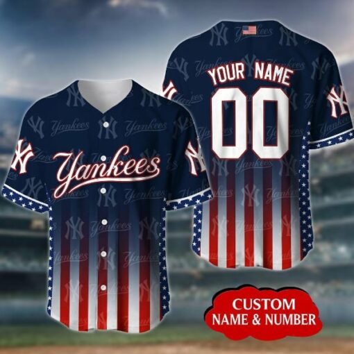 New York Yankees Personalized Baseball Jersey BG622