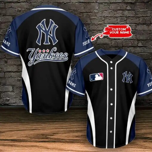 New York Yankees Personalized Baseball Jersey BG722