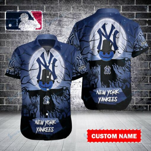 New York Yankees Personalized Button Shirt BB239