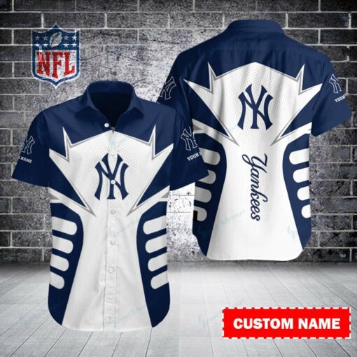 New York Yankees Personalized Button Shirt BB357