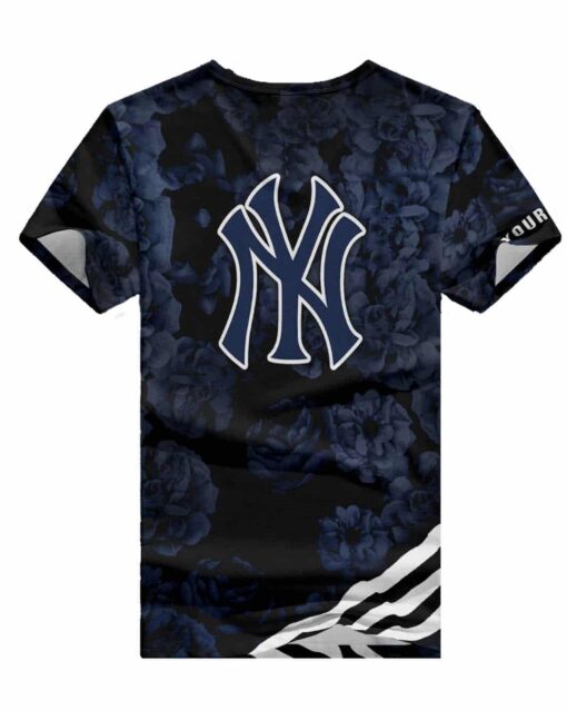 New York Yankees Personalized V-neck Women T-shirt BG440