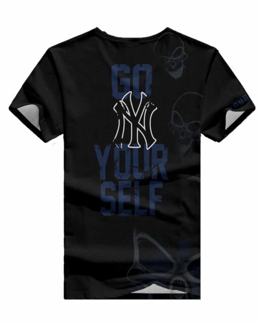 New York Yankees Personalized V-neck Women T-shirt BG447