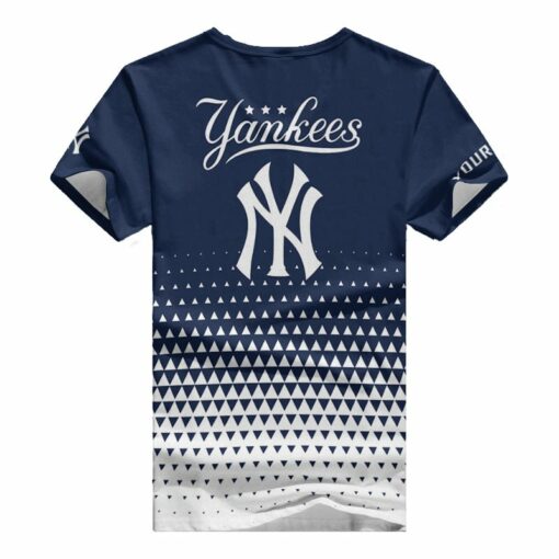 New York Yankees Personalized V-neck Women T-shirt BG451