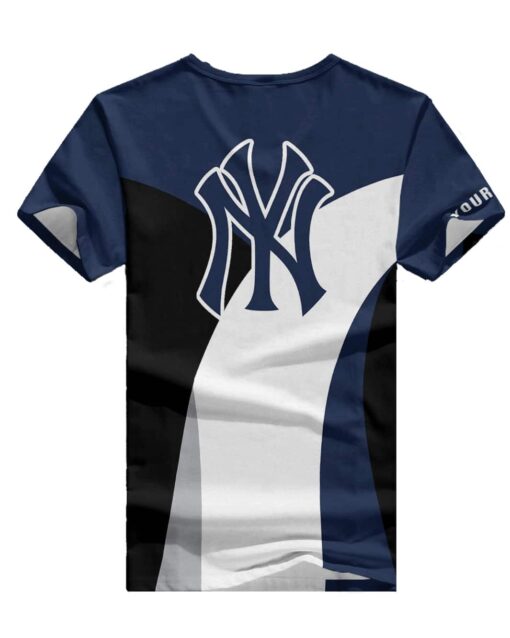 New York Yankees Personalized V-neck Women T-shirt BG556