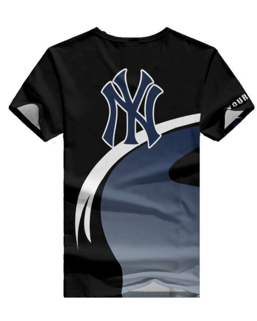 New York Yankees Personalized V-neck Women T-shirt BG585