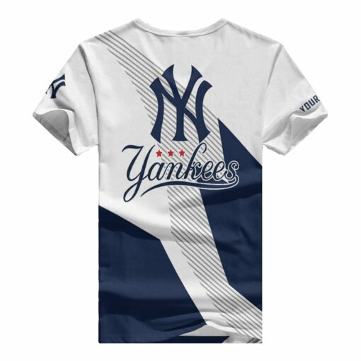 New York Yankees Personalized V-neck Women T-shirt BG922