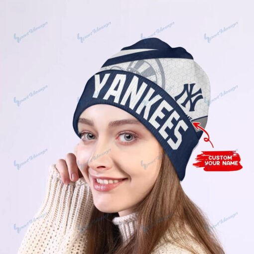 New York Yankees Personalized Wool Beanie 34