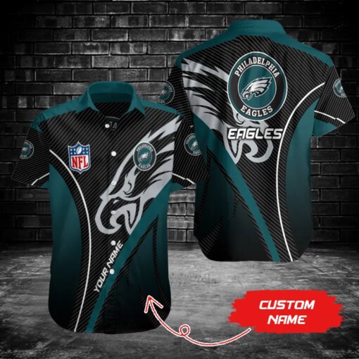 Philadelphia Eagles Button Shirt BG578