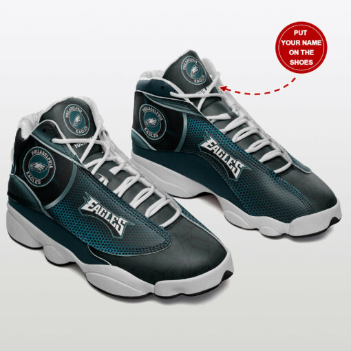 Philadelphia Eagles Personalized AJD13 Sneakers BG44