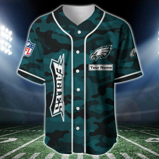 Philadelphia Eagles Personalized Baseball Jersey BG210