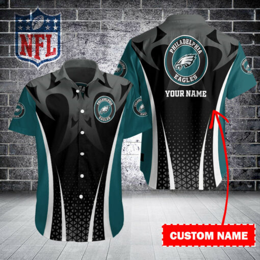 Philadelphia Eagles Personalized Button Shirt BB353