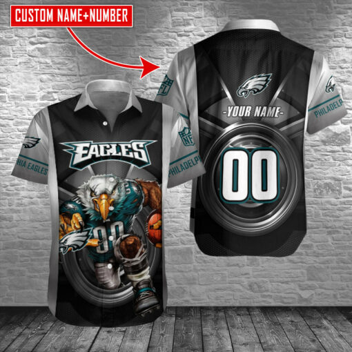 Philadelphia Eagles Personalized Button Shirt BB446