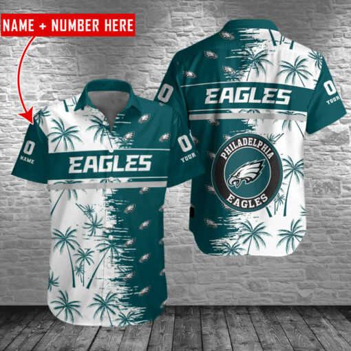 Philadelphia Eagles Personalized Button Shirt BB721