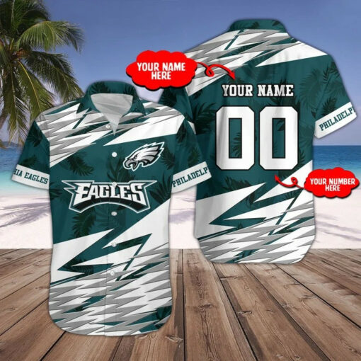 Philadelphia Eagles Personalized Button Shirts BG149