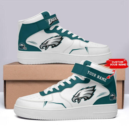 Philadelphia Eagles Personalized High AF1 Sneakers BG11