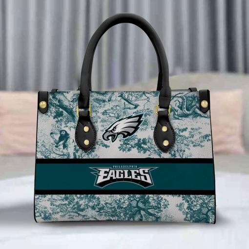 Philadelphia Eagles Personalized Leather Hand Bag BB315