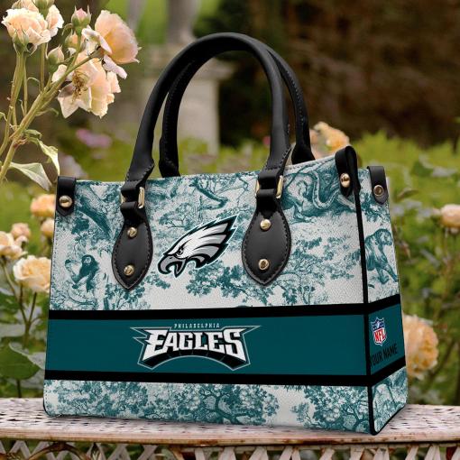 Philadelphia Eagles Personalized Leather Hand Bag BB315