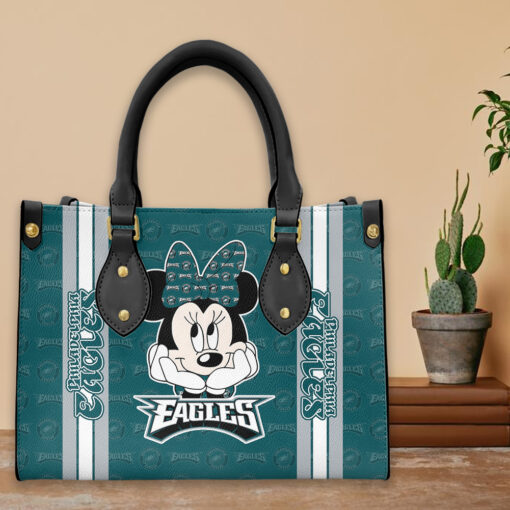 Philadelphia Eagles Personalized Leather Hand Bag BBLTHB445