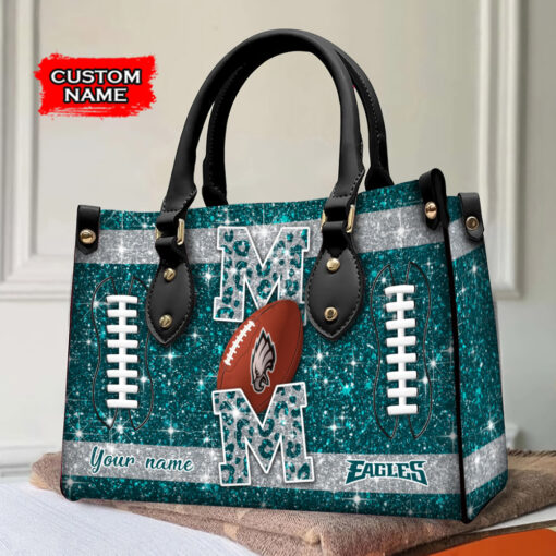 Philadelphia Eagles Personalized Leather Hand Bag BBLTHB593