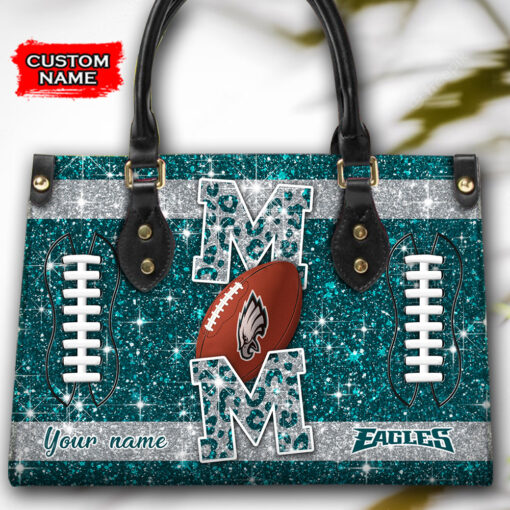 Philadelphia Eagles Personalized Leather Hand Bag BBLTHB593