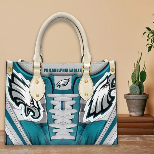 Philadelphia Eagles Personalized Leather Hand Bag BBLTHB675