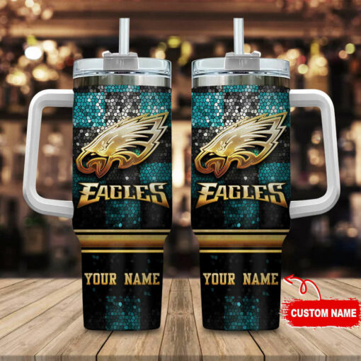 Philadelphia Eagles Personalized Limited Edition Sport Fan Gift 40oz Tumbler AZC40OZT104