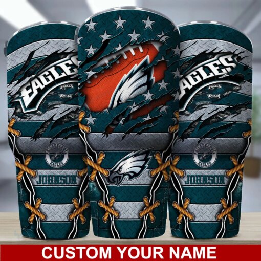 Philadelphia Eagles Personalized Tumbler BG24