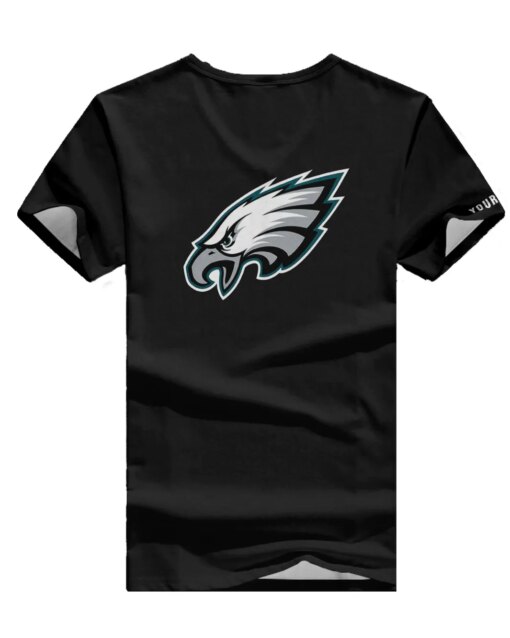 Philadelphia Eagles Personalized V-neck Women T-shirt AGC10