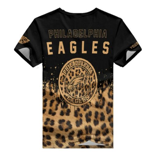 Philadelphia Eagles Personalized V-neck Women T-shirt BG847