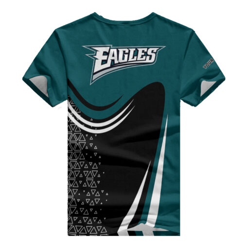 Philadelphia Eagles Personalized V-neck Women T-shirt BG994