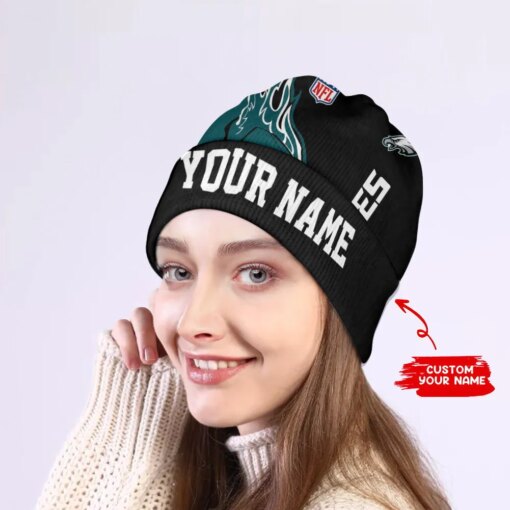 Philadelphia Eagles Personalized Wool Beanie 190