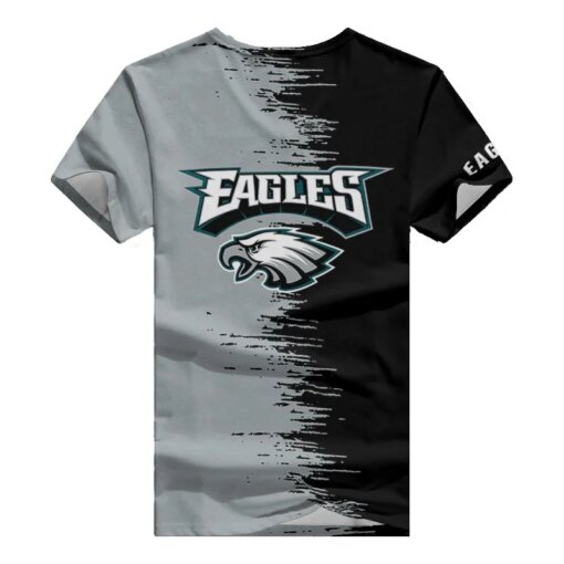 Philadelphia Eagles Summer V-neck Women T-shirt BG07